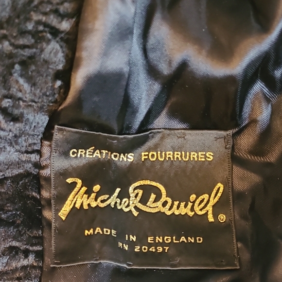 Vintage 60s Black and White Women's Coat London Mod - Picture 2 of 6